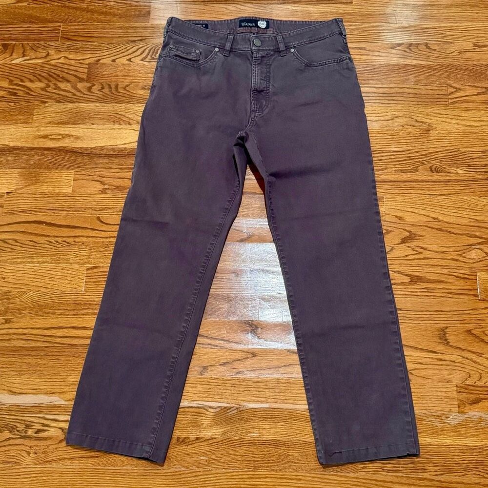 Gardeur Nevio-8 Five Pocket Pants/Jeans. Size 34. Brown.